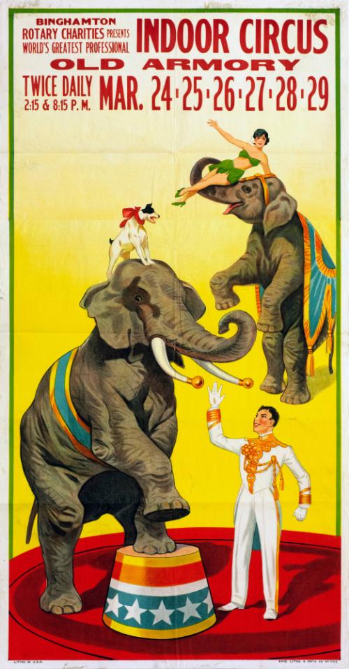 Binghamton Shrine/Rotary: Elephant Act