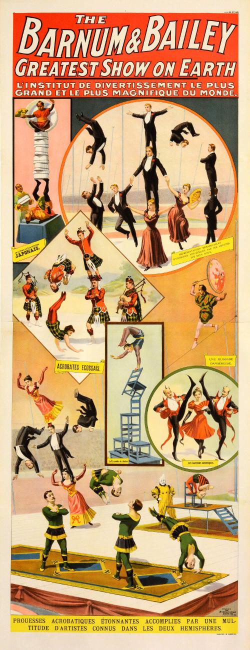 Barnum & Bailey: Provesses Acrobatiques Etonnantes Accomplies