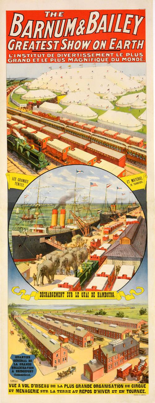 Barnum & Bailey: Vue A Vol D'Oiseau De La Plus Grande
