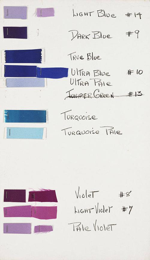 Swatch Card