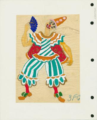 Clown with Fan