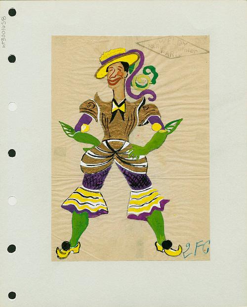 Clown with Gold Top