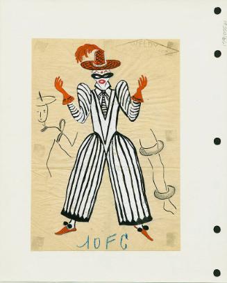 Black and White Clown
