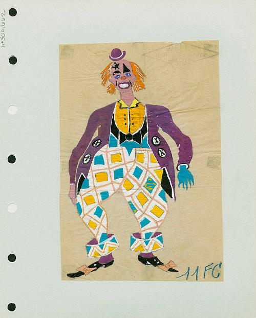 Clown with Purple Jacket