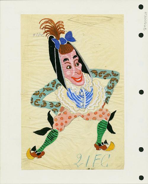Big Head Clown Woman