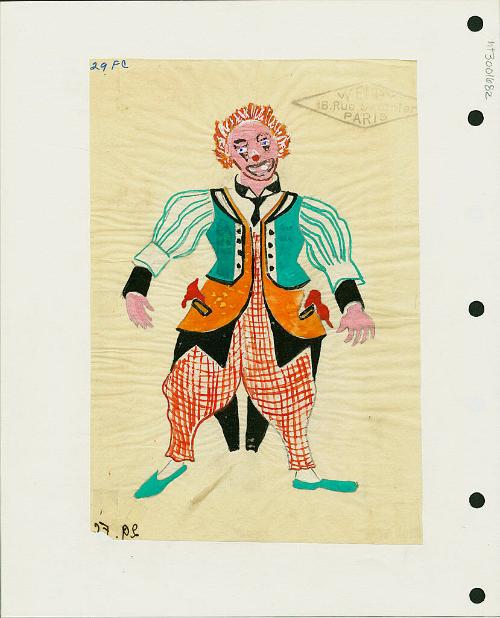 Clown with Teal Vest