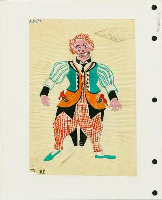 Clown with Teal Vest