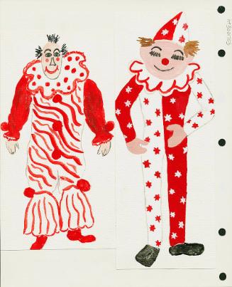 Red and White Clowns