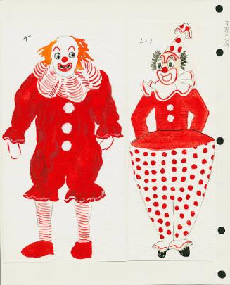 Red and White Clowns