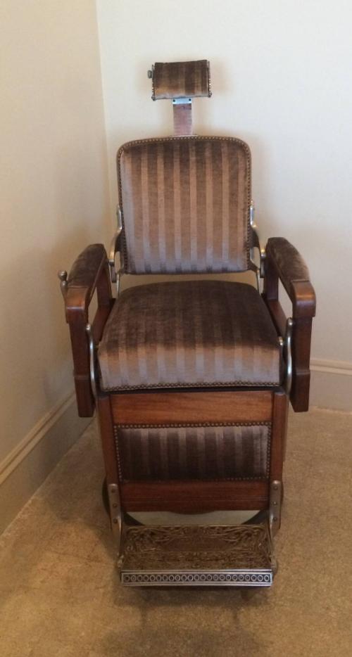 Koken Barber Chair, front view