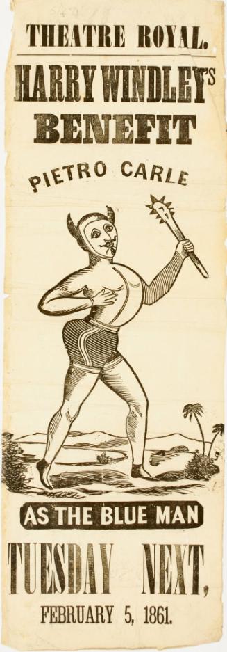 Playbill for Theatre Royal. February 5, 1861
