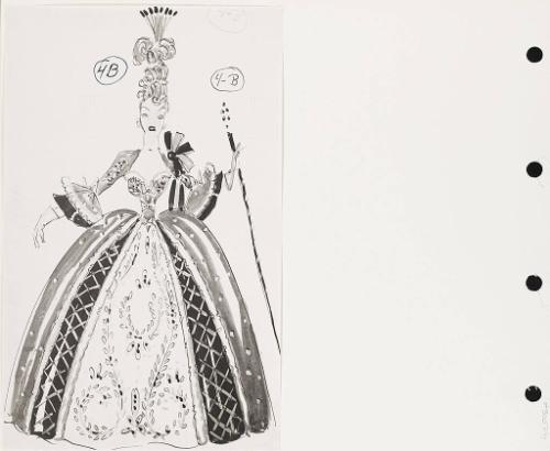 Woman in Gown
