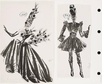 Woman with Flowers and Gentleman