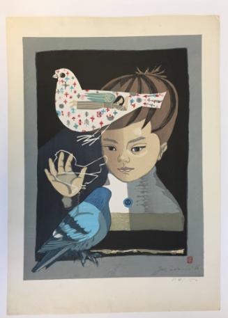 Boy with Pigeons