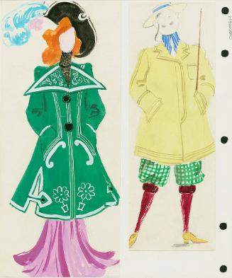 Woman and Man in Coats