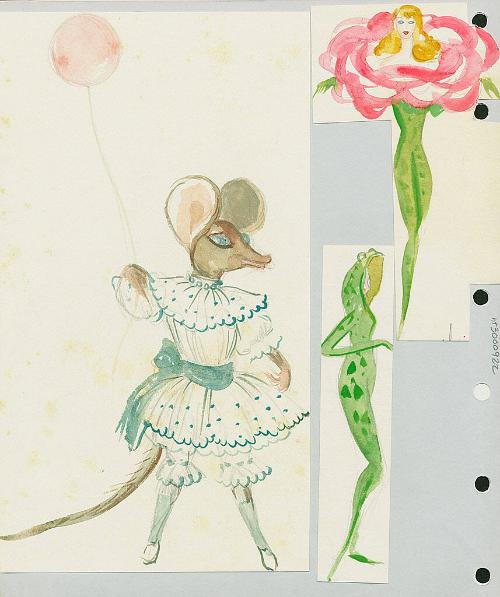Mouse, Frog, and Flower Costumes