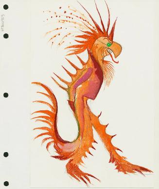 Orange Dragon Costume