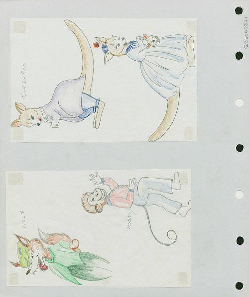 Wolf, Monkey, and Kangaroo Costumes
