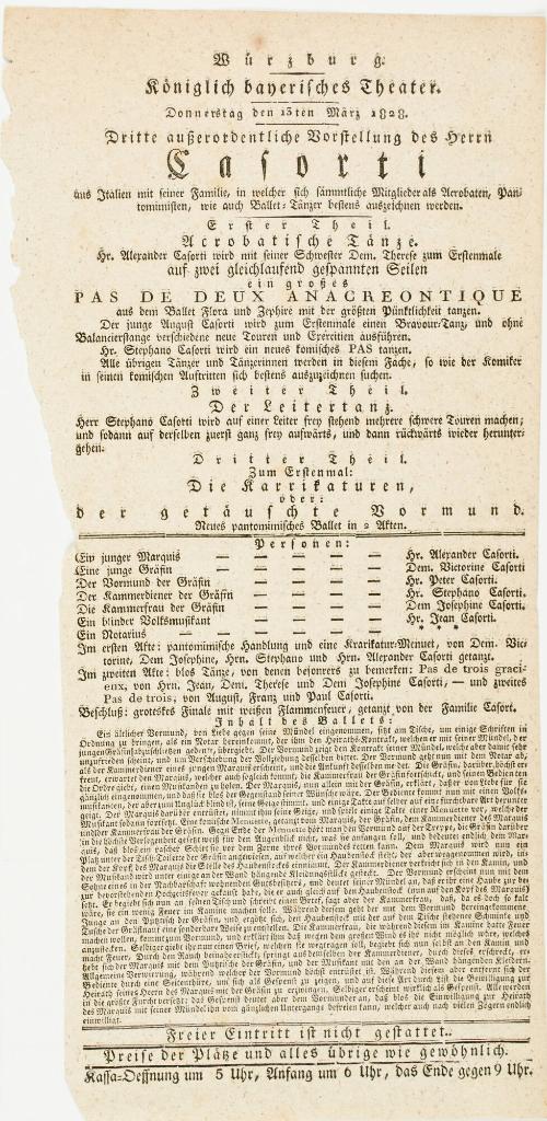 Königliche Bayerisches Theater; March 13, 1828