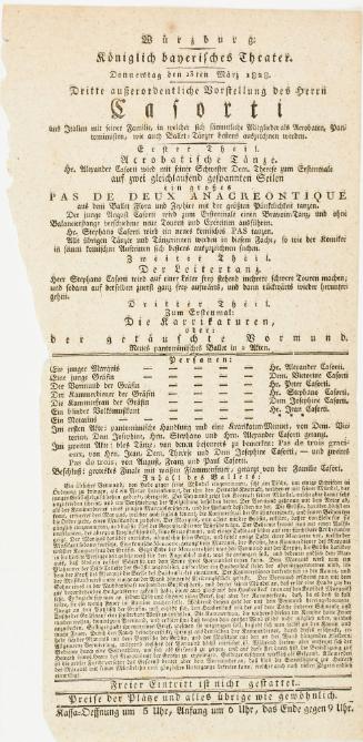 Königliche Bayerisches Theater; March 13, 1828