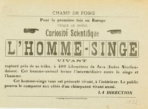 L'Homme-Singe / The Monkey Man, Fairgrounds, unknown location. 1932