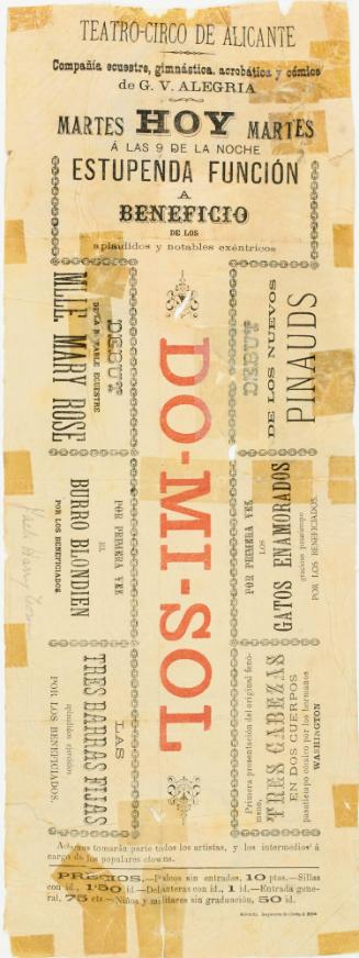 Teatro-Circo de Alicante, Alicante, Spain. no date