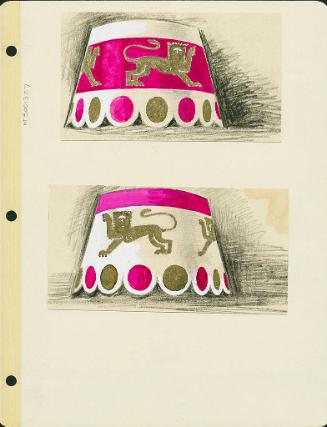 Animal Stool with Lion Design