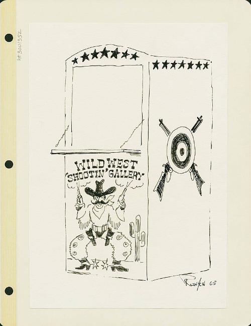Wild West Shottin' Gallery Stand