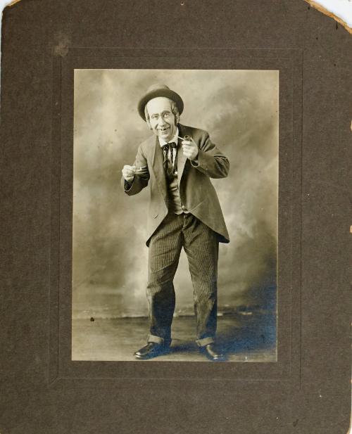 Portrait of a comedic performer