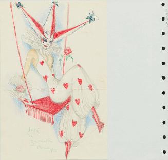 Clown in Heart Costume