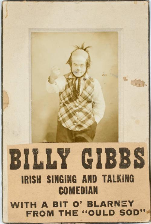 Billy Gibbs, Irish Singing and Talking Comedian with a Bit of Blarney from the Ould Sod