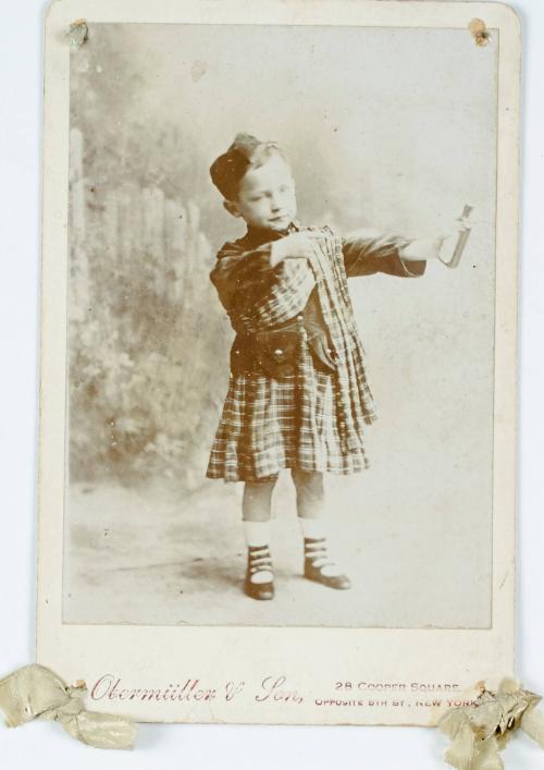 Small boy in kilt