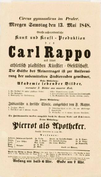 Kunst und Kraft - Produktion des Carl Rappo und seiner athletisch plastischen Kunstler Gesellschaft