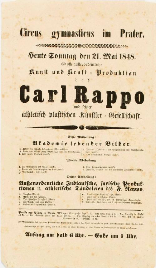 Kunst und Kraft - Produktion des Carl Rappo und seiner athletisch plastischen Kunstler Gesellschaft