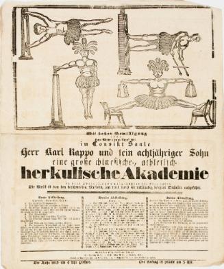 Athletilch herkulische Akademie. August 31, 1836