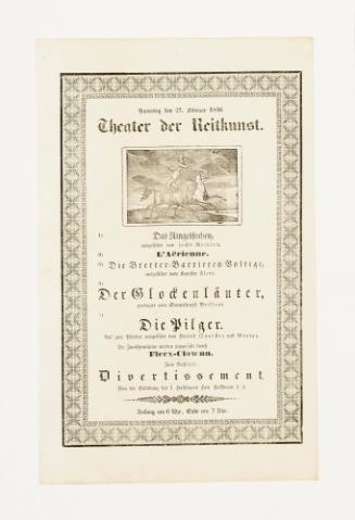 Theater der Reitkunst. 27 Februar 1836.