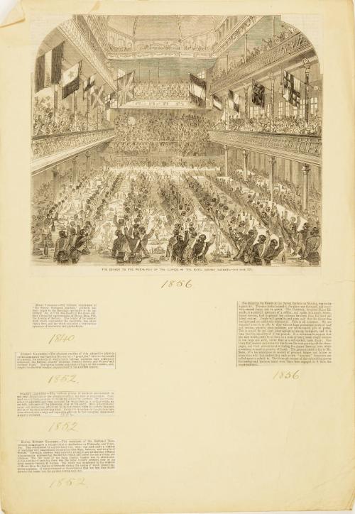 The Dinner to the Medal Men of the Guarde at the Royal Surrey Gardens