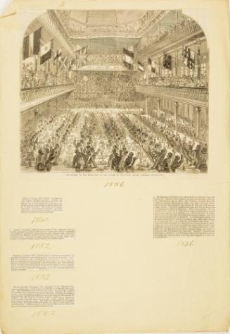 The Dinner to the Medal Men of the Guarde at the Royal Surrey Gardens