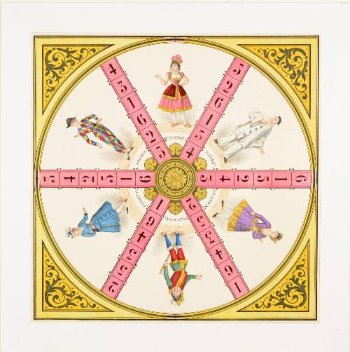 Pantomime character board game