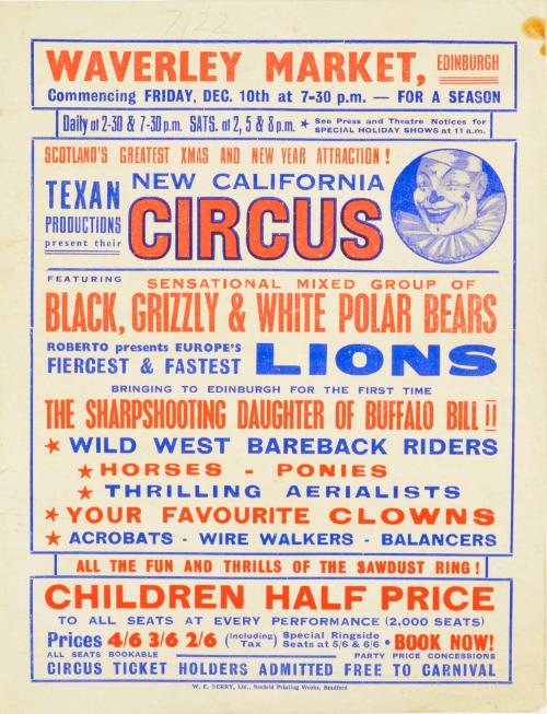 New California Circus, at Waverly Market.