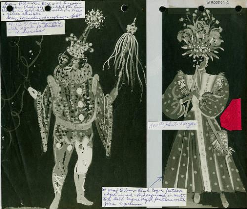 King of Carnival and Flute Player