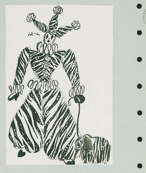 Clown with Little Elephant