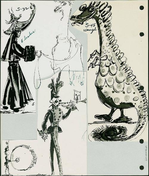 Camel Leader, Dragon and Clown Band