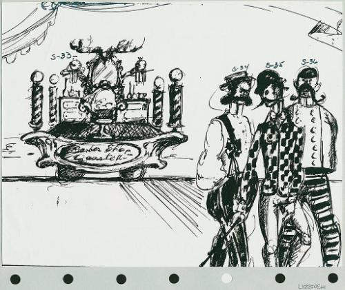 Barbershop Quartet Float and Performers