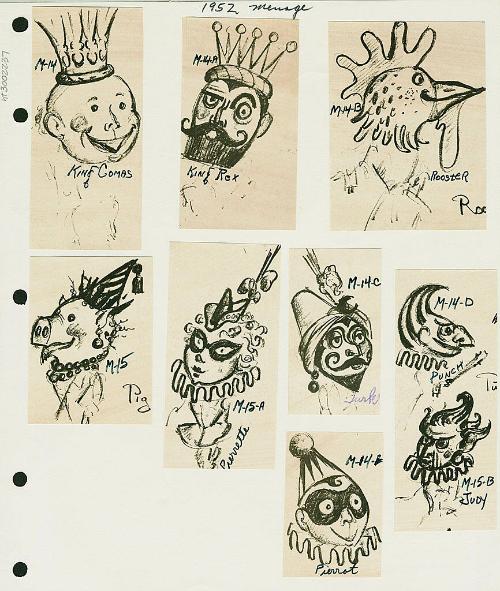 King Comb, King Rex, Rooster and Other Characters