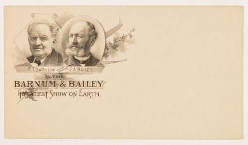 Envelope from the Barnum and Bailey Greatest Show on Earth