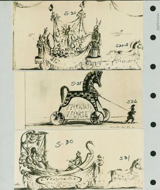 Helen of Troy, Trojan Horse and Cleopatra Floats