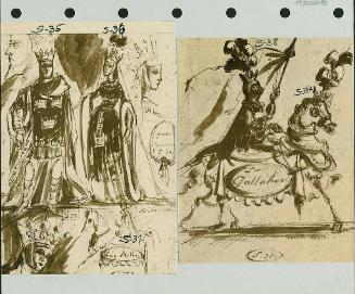 King Arthur, Guinevere and Sir Gallahad
