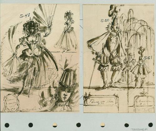 Spanish Dancing Girls, Ponce de Leon and Cucciola