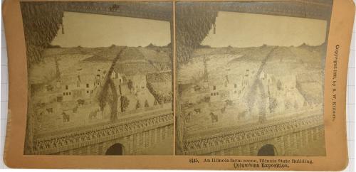 8145. An Illinois farm scene, Illinois State Building, Columbian Exposition